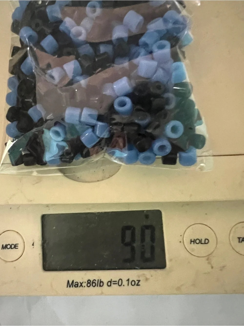 Vintage BEADS Native American Crow Glass Beads South Dakota